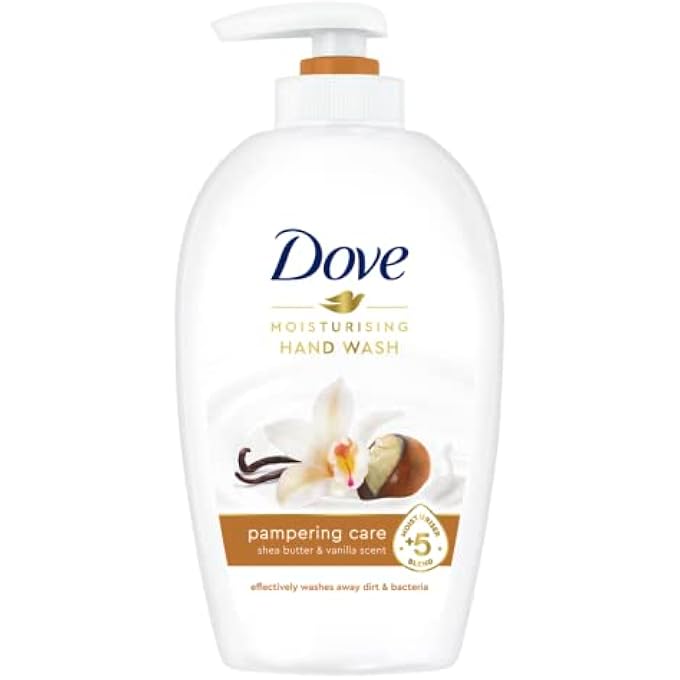Dove SHEA VANILLA HAND SOAP 250 ML - 8.45 OZ (PACK OF 2) - Image 1